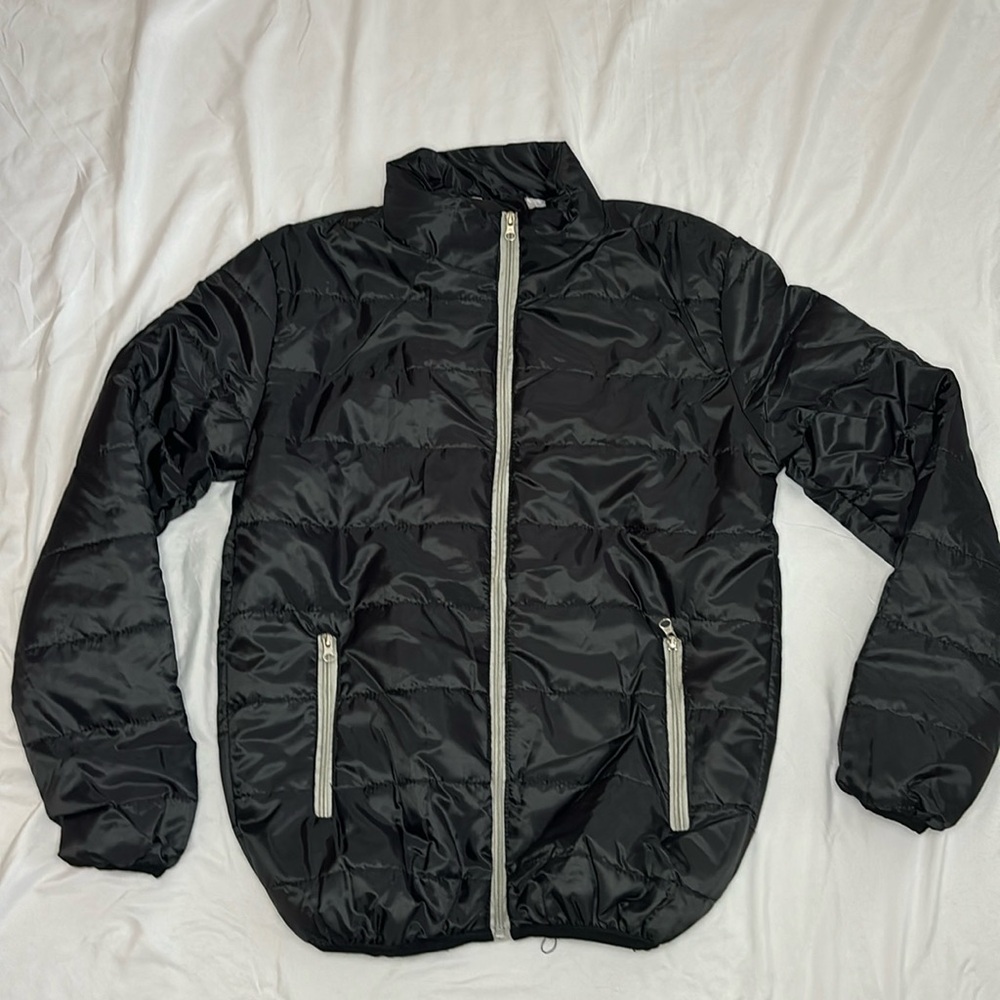 Packable black light puffer jacket  NWOT womens M